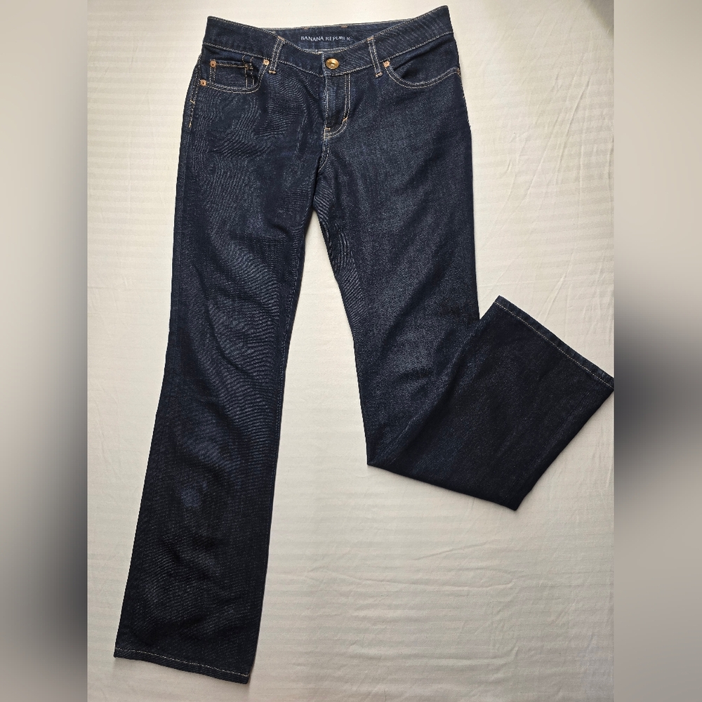 Banana Republic Dark Blue Flare Jeans